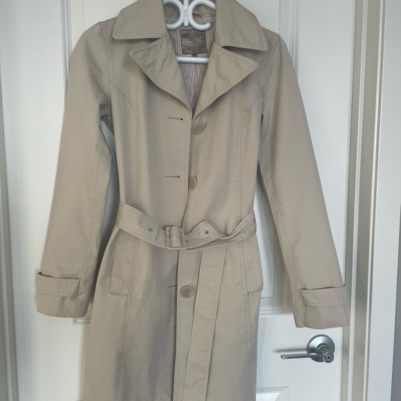 Women’s SmartSet trench coat XS. Classic style. 100% cotton exterior. Lined - Picture 1 of 10